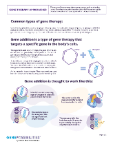 Thumbnail of the Gene Therapy Approaches  PDF